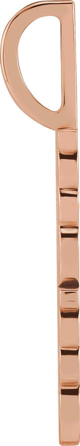 14K Gold Mama Pendant - Rose Gold - view 2