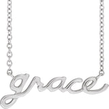 Platinum Grace Necklace