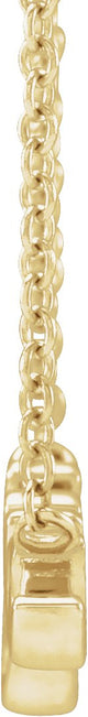 14K Gold Grace Necklace - Yellow Gold - view 2