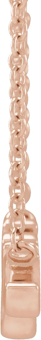 14K Gold Grace Necklace - Rose Gold - view 2