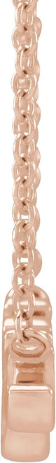 14K Gold Grace Necklace - Rose Gold - view 2