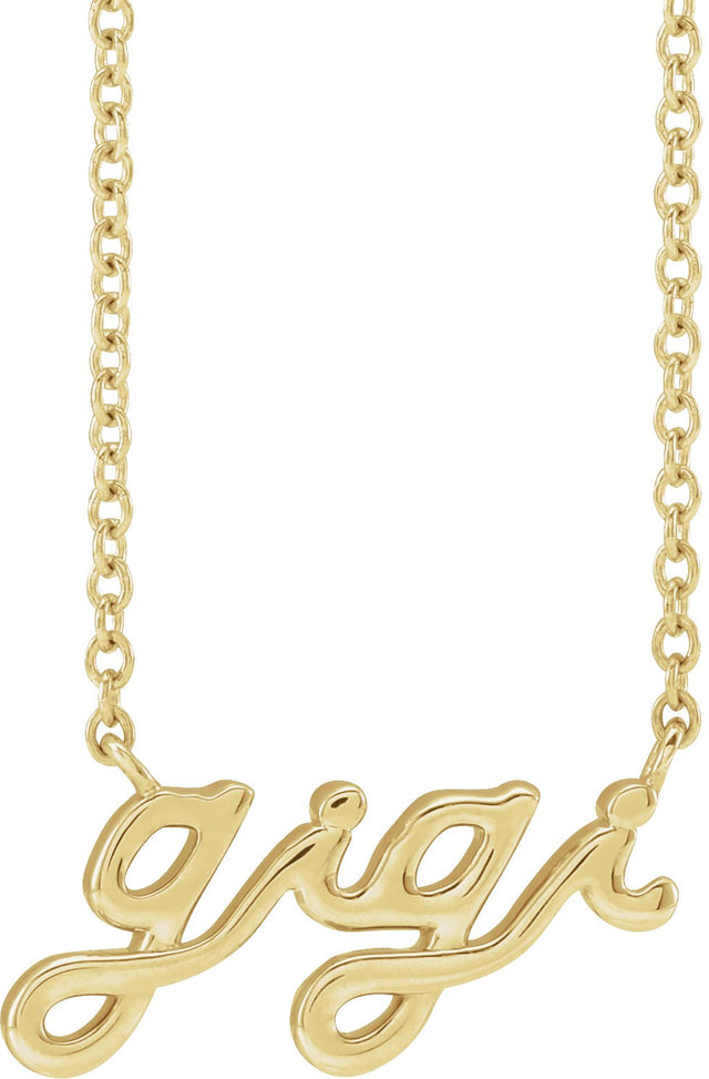 14K Gold Gigi Necklace - Yellow Gold