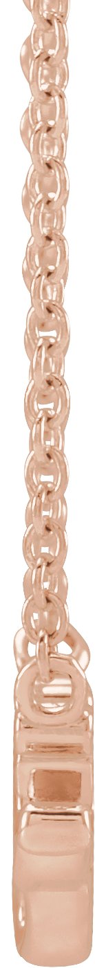 14K Gold Gigi Necklace - Rose Gold - view 2
