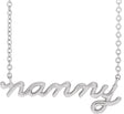 Platinum Nanny Necklace