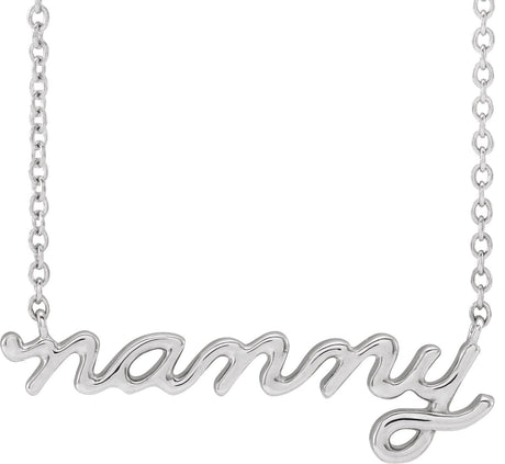 Platinum Nanny Necklace