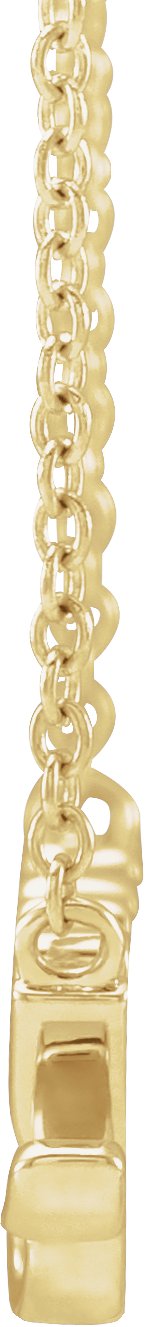 14K Gold Nanny Necklace - Yellow Gold - view 2