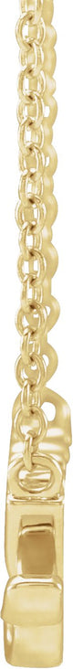14K Gold Nanny Necklace - Yellow Gold - view 2