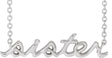 Platinum Sister Necklace