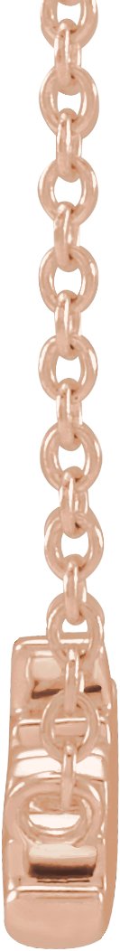 14K Gold Sister Necklace - Rose Gold - view 2