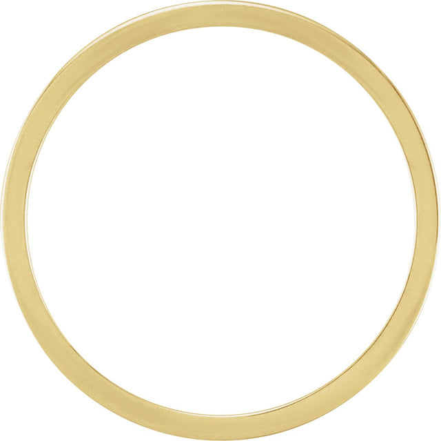 14K Gold Love Notes Stackable Ring - Yellow Gold - view 4