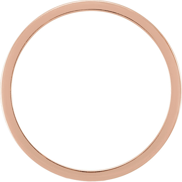 14K Gold Love Notes Stackable Ring - Rose Gold - view 4