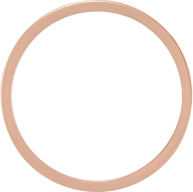 14K Gold Love Notes Stackable Ring - Rose Gold - view 4