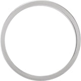 Platinum Love Notes Stackable Ring - view 4