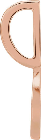 14K Gold Nana Pendant - Rose Gold - view 2