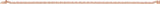 14K Gold Round Natural Ruby & Natural Diamond Line Bracelet - Rose Gold - view 4