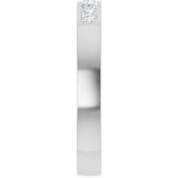14K Gold Lab-Grown Diamond Channel-Set Seven-Stone Band - White Gold - view 9
