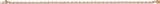 14K Gold Round Natural Blue Sapphire & Natural Diamond Line Bracelet - Rose Gold - view 4