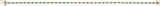 14K Gold Round Natural Emerald & Natural Diamond Line Bracelet - Rose Gold - view 3