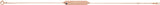 14K Gold Round Natural Blue Sapphire Engravable Geometric Bracelet - Rose Gold - view 2