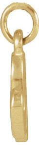 14K Gold Petite Initial Necklace or Pendant - Yellow Gold - view 2