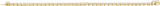 14K Gold Round Lab-Grown Diamond Line Bracelet – 1.8-4.25mm Stones - Yellow Gold - view 4