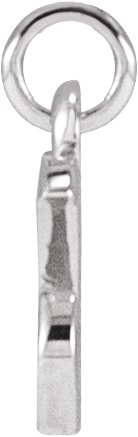 Platinum Initial X Petite Necklace or Pendant - view 3