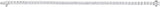 14K Gold Round Lab-Grown Diamond Line Bracelet – 1.8-4.25mm Stones - White Gold - view 2