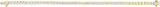 14K Gold Round Lab-Grown Diamond Line Bracelet – 1.8-4.25mm Stones - Yellow Gold - view 2