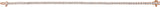 14K Gold Round Lab-Grown Diamond Line Bracelet – 1.8-4.25mm Stones - Rose Gold - view 3