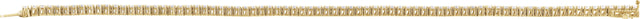 14K Gold Round Lab-Grown Diamond Line Bracelet – 1.8-4.25mm Stones - Yellow Gold - view 4