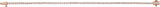 14K Gold Round Lab-Grown Diamond Line Bracelet – 1.8-4.25mm Stones - Rose Gold - view 3