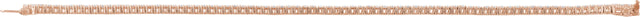 14K Gold Round Lab-Grown Diamond Line Bracelet – 1.8-4.25mm Stones - Rose Gold - view 4