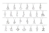 14K Gold Initial O Petite Necklace or Pendant - Rose Gold - view 2