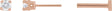 14K Gold Lab-Grown Diamond Round 4-Prong Lightweight Stud Earrings - Rose Gold