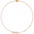 14K Gold Round Natural Citrine Bezel-Set Link Bracelet - Rose Gold