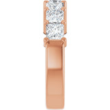 14K Gold Lab-Grown Diamond Seven-Stone Anniversary Band - Rose Gold - view 4