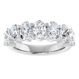 Platinum Lab-Grown Diamond Seven-Stone Anniversary Band - view 3
