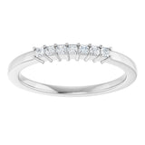 Platinum Lab-Grown Diamond Seven-Stone Anniversary Band - view 3
