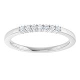 Platinum Lab-Grown Diamond Seven-Stone Anniversary Band - view 3
