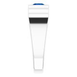 Platinum Lab-Grown Blue Sapphire Geometric Solitaire Ring – 6 mm Round - view 4