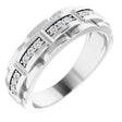 Platinum Natural Diamond Accented Ring – 1/4 CTW