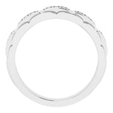 Platinum Natural Diamond Accented Ring – 1/4 CTW - view 2