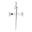 Platinum Nail Cross Necklace or Pendant