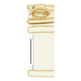 14K Gold Straight Baguette Natural Diamond Baguette Bar Necklace – up to 0.05 CTW - Yellow Gold - view 3