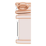 14K Gold Straight Baguette Natural Diamond Baguette Bar Necklace – up to 0.05 CTW - Rose Gold - view 3