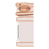 14K Gold Straight Baguette Natural Diamond Baguette Bar Necklace – up to 0.05 CTW - Rose Gold - view 3