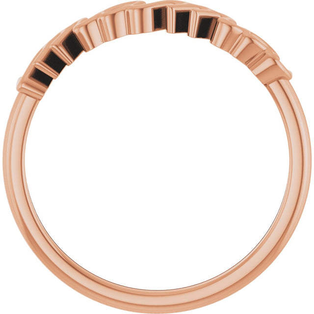 14K Gold Mama Ring - Rose Gold - view 2