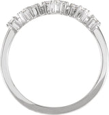 14K Gold Round Natural Diamond Constellation Zodiac Ring - White Gold - view 4