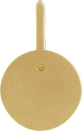 14K Gold Round Natural Citrine & Natural Diamond Zodiac Pendant - Yellow Gold - view 9