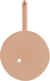 14K Gold Round Natural Blue Sapphire & Natural Diamond Zodiac Pendant - Rose Gold - view 14